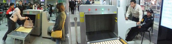 scanner de bagages de l'équipement X Ray de sécurité de lieu public d'aéroport avec la taille de tunnel de 1000mm x de 1000mm