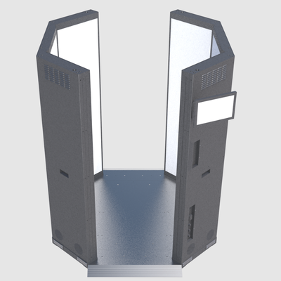 SE-1310 Millimeter Wave Security Screening Lane high efficiency human body screening device